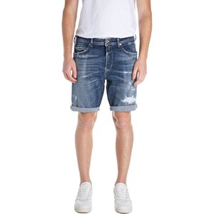 Replay Ma981q.000.141860r Korte Jeans Blauw 36 Man