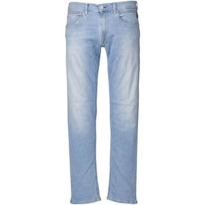 Replay - Jeans - Blauw - Katoen