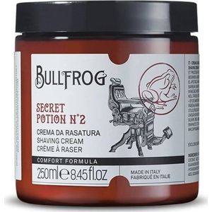 Bullfrog Scheercrème N.2 Secret Potion 250 ml.