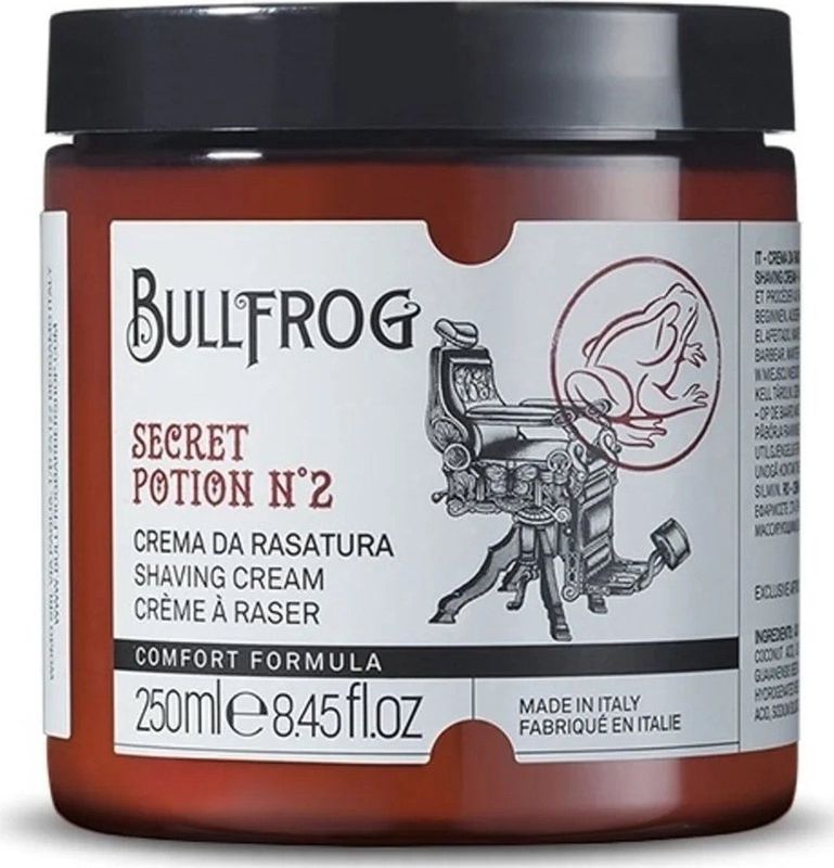 Bullfrog Scheercrème N.2 Secret Potion 250 ml.
