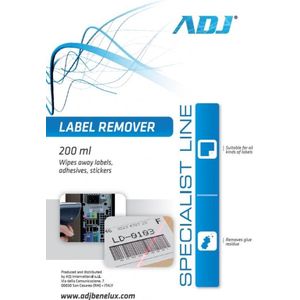 ADJ 100-00027 ADJ Label Remover - Spray - 200ML