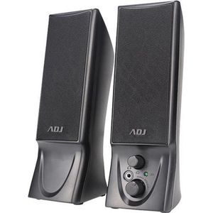 Adj 760-00014 draagbare luidspreker, 4 W, stereoluidspreker, zwart – draagbare luidspreker (universeel, 1-weg, 2.0 kanalen)