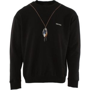 Marcelo Burlon - Hoodie - Zwart - 100% Katoen - Lange Mouwen