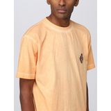 Marcelo Burlon - Multicolor Cross Embroidered T-Shirt - Oranje - Heren - Katoen