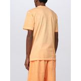 Marcelo Burlon - Multicolor Cross Embroidered T-Shirt - Oranje - Heren - Katoen