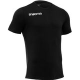 Macron - Boost - T-shirt - Geel - Katoen Jersey