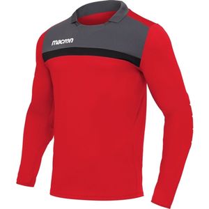 Macron Feo Keepershirt Lange Mouw Heren - Rood Antraciet