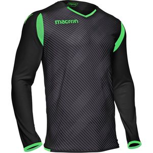 Macron Hercules Keepershirt Lange Mouw Heren - Zwart Fluo Groen