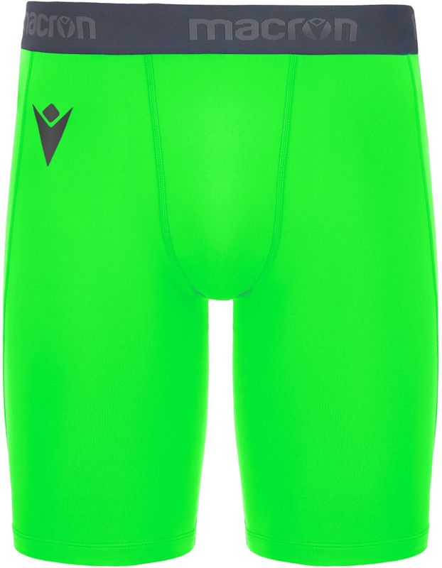 Macron Oak Short Tight Slidingbroek Heren - Fluogroen Gemeleerd | Maat: XXL/3XL