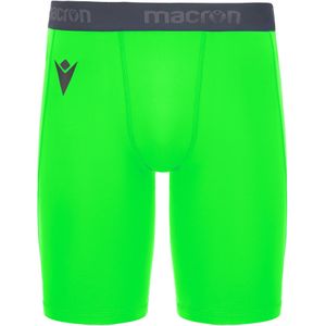 Macron Oak Short Tight Kinderen - Fluogroen Gemeleerd | Maat: 140/152