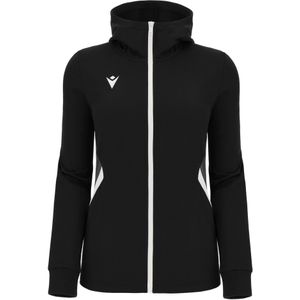 Macron Victory Bastet Jas Met Kap Dames - Zwart / Wit | Maat: XXL