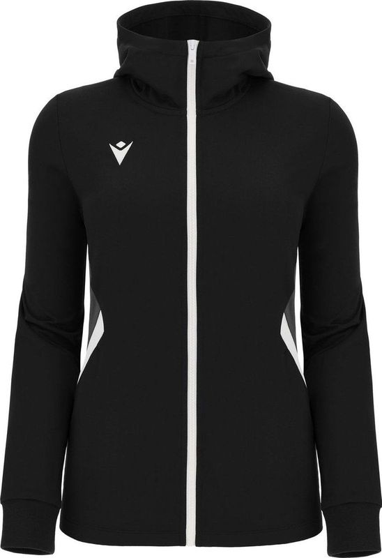 Macron - Dames Top - Polydry - Zwart - Met Capuchon