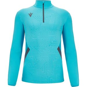 Macron - Victory Fraser Ziptop - Heren - Neon Sky / Antraciet - Perfleece