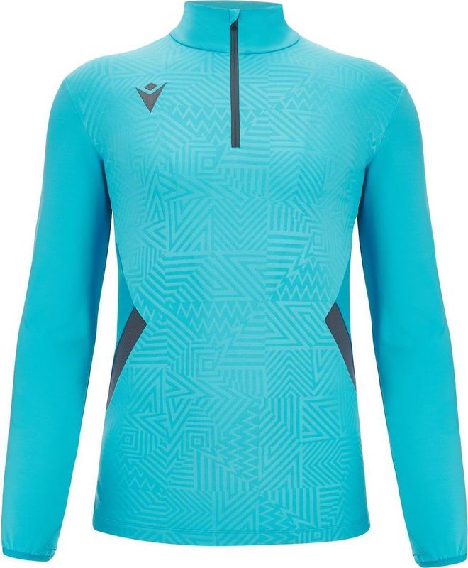 Macron - Victory Fraser Ziptop - Heren - Neon Sky / Antraciet - Perfleece