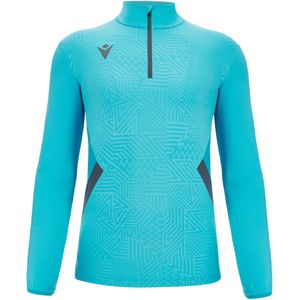 Macron Victory Fraser Ziptop Heren - Neon Sky / Antraciet | Maat: XXL