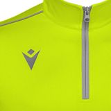 Macron - Academy Evo Havel Ziptop - Fluogeel - Heren Sportshirt