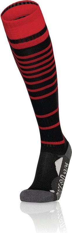 Macron - Target - Voetbalkousen - Zwart/Rood