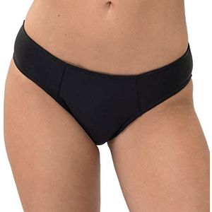 Reslip - Menstruatie Inlegkruisje - Maat L - Zwart - Menstruatiebroekje voor normale doorbloeding - Absorbeert tot 50 ml - Wasbaar en herbruikbaar - Discreet en comfortabel - 1 st.