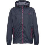 Jack - Waterdicht - Blauw - Polyester - Met Vaste Capuchon