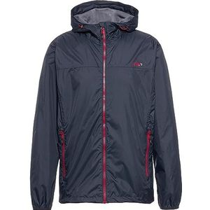 Jack - Waterdicht - Blauw - Polyester - Met Vaste Capuchon