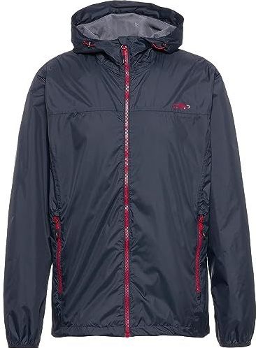 Jack - Waterdicht - Blauw - Polyester - Met Vaste Capuchon