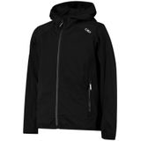 CMP - Kids Jacket Fix Hood - Softshelljack - Zwart