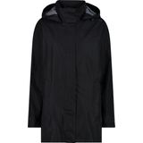CMP Damesjas met capuchon met drukknopen regenjas dames