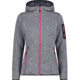 CMP - Knit-Tech Jack - Blauw - Stofmix - Volledige Ritssluiting