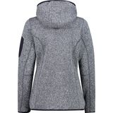 CMP - Knit-Tech Jack - Blauw - Stofmix - Volledige Ritssluiting