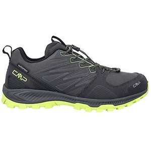 CMP Atik WP Shoes-3q31147, Trail Running Shoe voor heren, zwart limoen, 39 EU