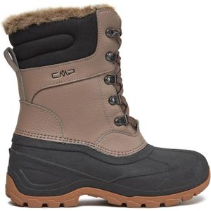 Cmp - Atka - Sneeuwlaarzen - Zwart - Leer - Synthetisch Bont