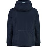 CMP - Gewatteerde kinderjas met vaste capuchon, Black Blue, 116