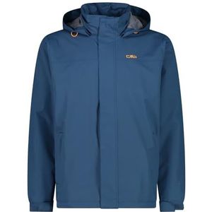 CMP - Scheurvaste Regenjas - Bluesteel - Heren - Met Afneembare Capuchon - Waterdicht