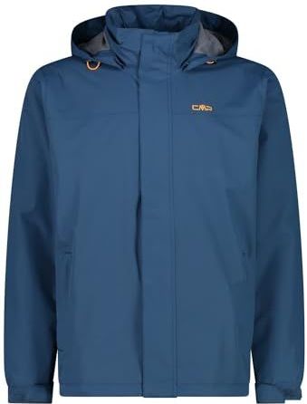 CMP - Scheurvaste Regenjas - Bluesteel - Heren - Met Afneembare Capuchon - Waterdicht