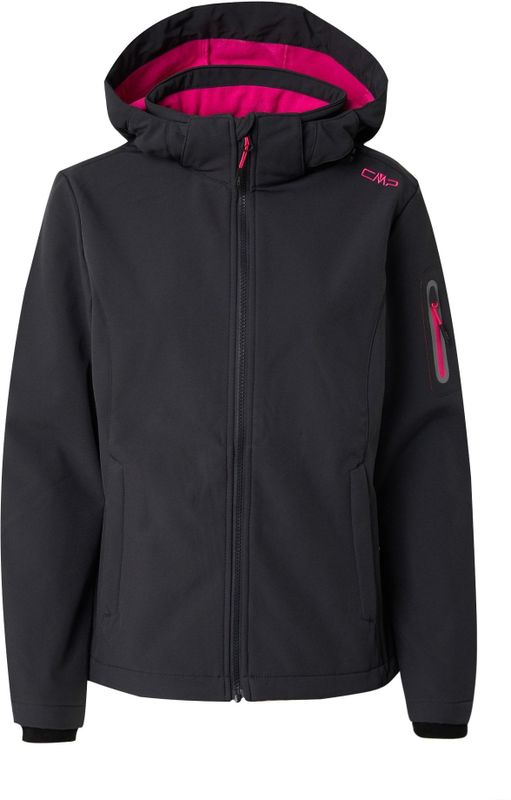 CMP - Softshell Jack - Zwart - Fleece - Waterdicht