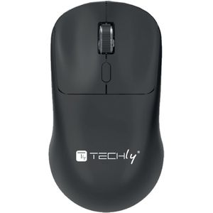 Techly - IM 854-WBK - Computer Muis - Zwart - Draadloos