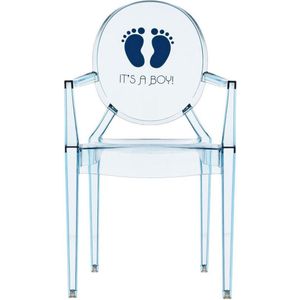 Kartell Lou Lou Ghost It's A Boy Kinderstoel Blauw