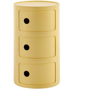 Kartell Componibili BIO Kast - 3 Modules - Geel