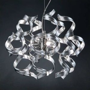 Metallux Leuke hanglamp Silver, 40 cm diameter
