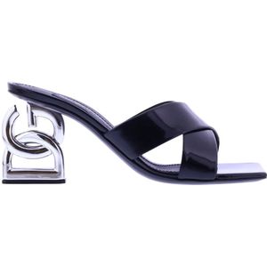 Dolce & Gabbana - Heeled Mules - Zwart - Dames