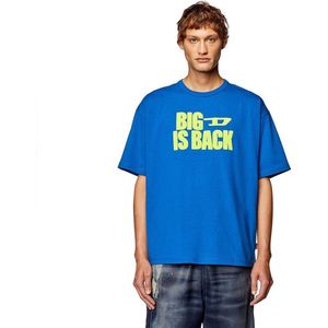 Diesel Boxt Back T-shirt Met Korte Mouwen Blauw L Man