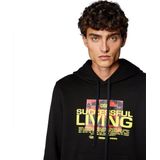 Diesel Ginn N1 Capuchon Zwart Man