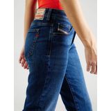 Diesel - 1989 D-Mine - Jeans - Navy Blue - Knoopsluiting - Vijf zakken