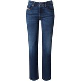 Diesel - 1989 D-Mine - Jeans - Navy Blue - Knoopsluiting - Vijf zakken