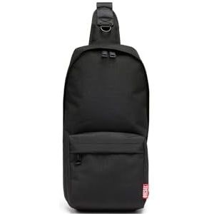 Diesel, Tassen, unisex, Zwart, ONE Size, D-Bsc Sling Bag X - Sling backpack in heavy-duty shell