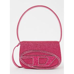 Diesel, Tassen, Dames, Roze, ONE Size, 1DR Shoulder Bag - Iconic shoulder bag in glitter fabric