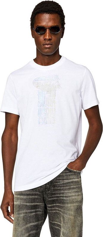 Diesel Diegor K68 T-shirt Met Korte Mouwen Wit L Man