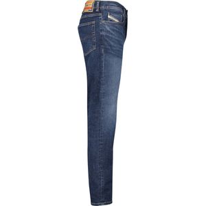 Diesel - Tapered Jeans - Donkerblauw - 99% Katoen 1% Elastaan