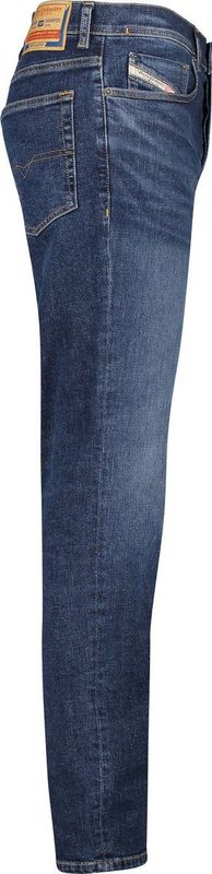 Diesel - Tapered Jeans - Donkerblauw - 99% Katoen 1% Elastaan