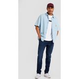 Jeans - Donkerblauw - 98% Katoen 2% Elastaan - Tapered Model